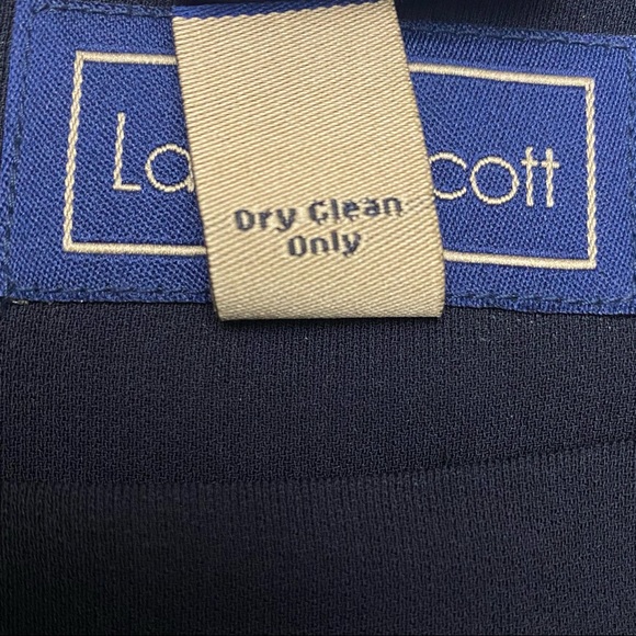 NWT Laura Scott Sleeveless Riveria Polysuiting Black Back Zip Up Dress Size 16 - Picture 4 of 15